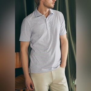 Faherty Men’s - Movement™ Short-Sleeve Polo Shirt - Medium - Gently Used!!